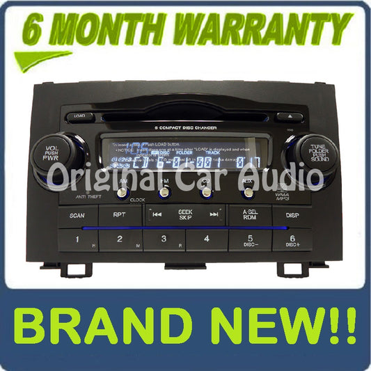 07 08 09 10 Honda CRV Radio MP3 & 6 CD Changer