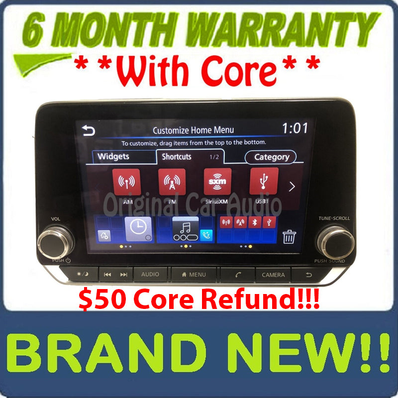 New 2019 - 2020 Nissan Altima OEM Apple Car Play Android Auto AM FM Bluetooth Multi Media Radio Receiver