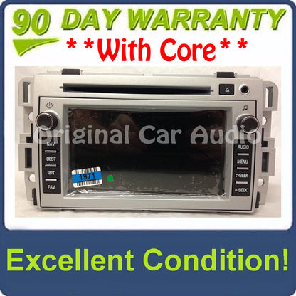 2007 - 2009 Chevrolet Equinox OEM Navigation AM FM Radio AUX CD Player Receiver U3U
