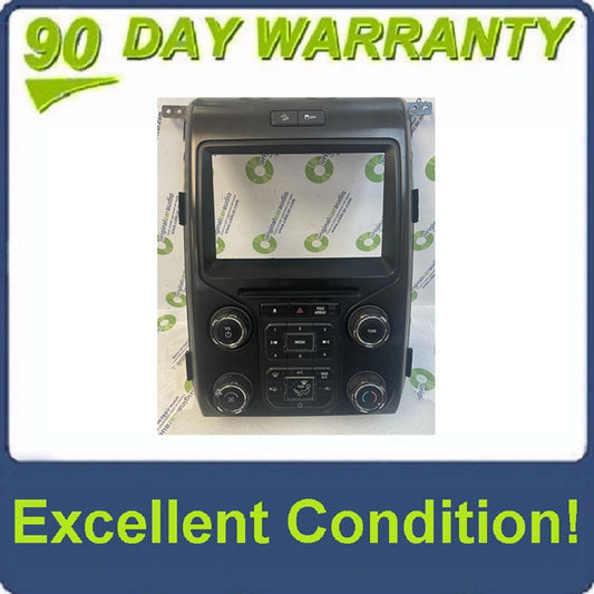 2013 - 2014 FORD RAPTOR F150 8" Touch Screen Radio Bezel Climate Control Panel FACEPLATE ONLY