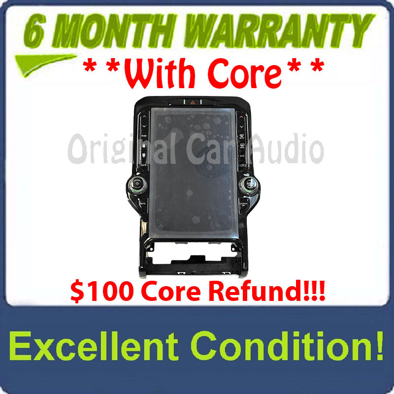 2019 - 2022 Dodge Ram 1500 OEM Navigation Center Stack 12" Touch Screen Display Control Panel