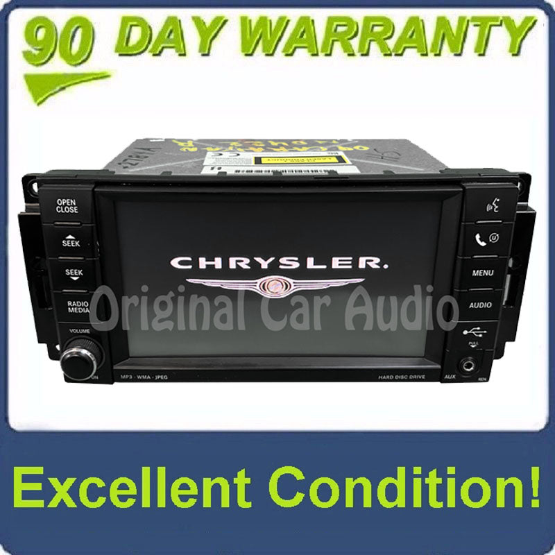 2007 - 2013 Chrysler Jeep Dodge OEM MyGig AM FM Radio CD DVD MP3 Player REN