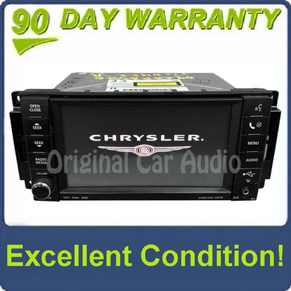 2007 - 2013 Chrysler Jeep Dodge OEM MyGig AM FM Radio CD DVD MP3 Player REN