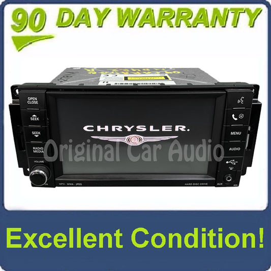 2007 - 2013 Chrysler Jeep Dodge OEM MyGig AM FM Radio CD DVD MP3 Player REN