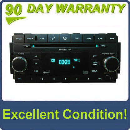 2007 - 2013 Chrysler Jeep Dodge OEM AM FM Radio AUX MP3 CD Player Receiver RES