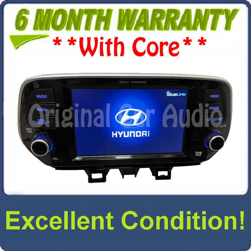 2019 - 2022 Hyundai Tucson OEM Touch Screen Multi Media Apple Car Play Android Auto AM FM SAT HD Radio Receiver - ANALOG