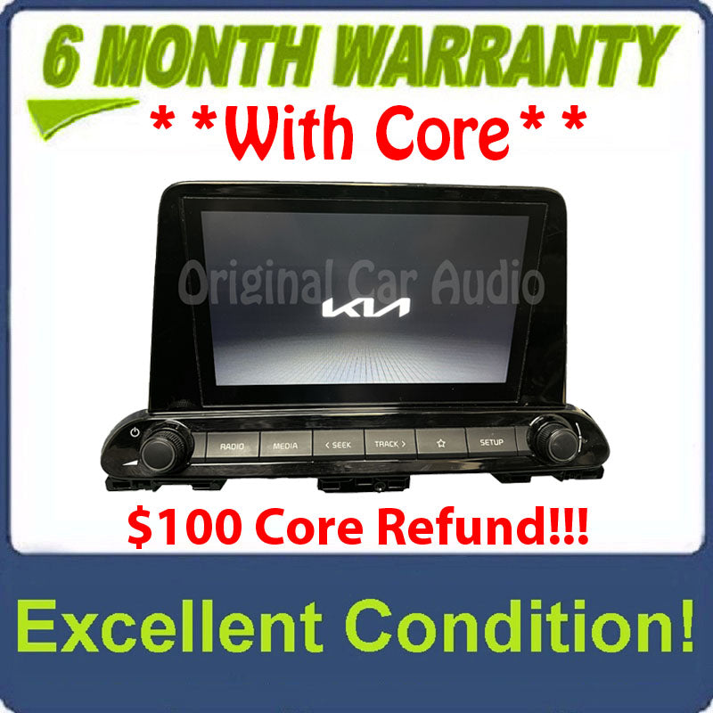 2022 - 2023 Kia Forte OEM Multi Media Apple Car Play Android Auto Bluetooth Touch Screen Radio Receiver