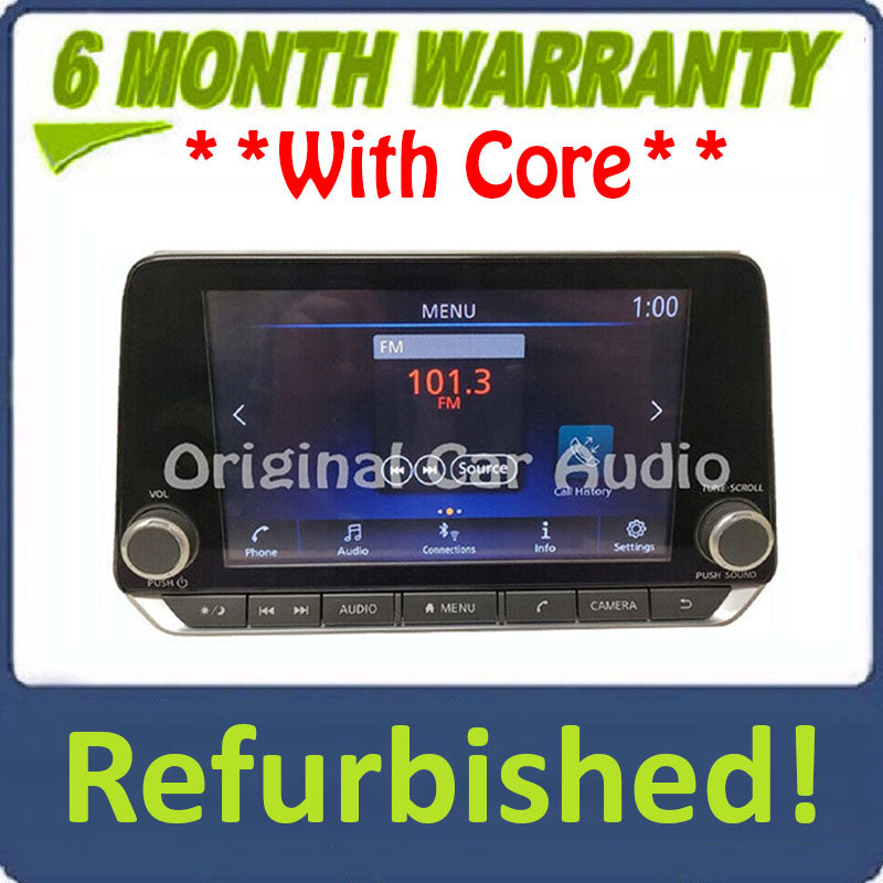 Refurbished 2020 - 2022 Nissan Sentra OEM Apple Car Play Android Auto AM FM Bluetooth Multi Media Radio Receiver
