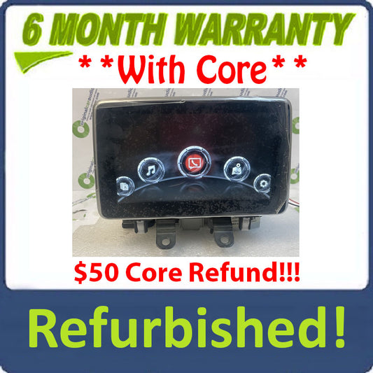 2018 - 2020 Fiat 124 Spider Navigation Display Screen Only NA4L 611J0A