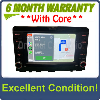 2018 - 2020 Kia Rio OEM 7" Touch Screen Bluetooth Android Carplay Multi Media Radio Receiver