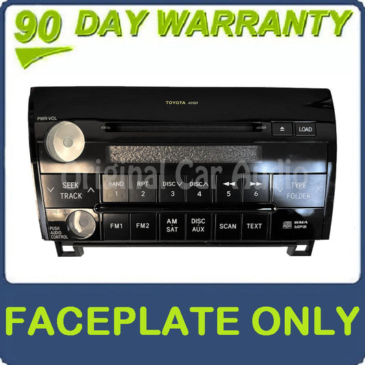 NEW Replacement 2007 - 2012 TOYOTA Tundra OEM Stereo Radio Faceplate Only A51829