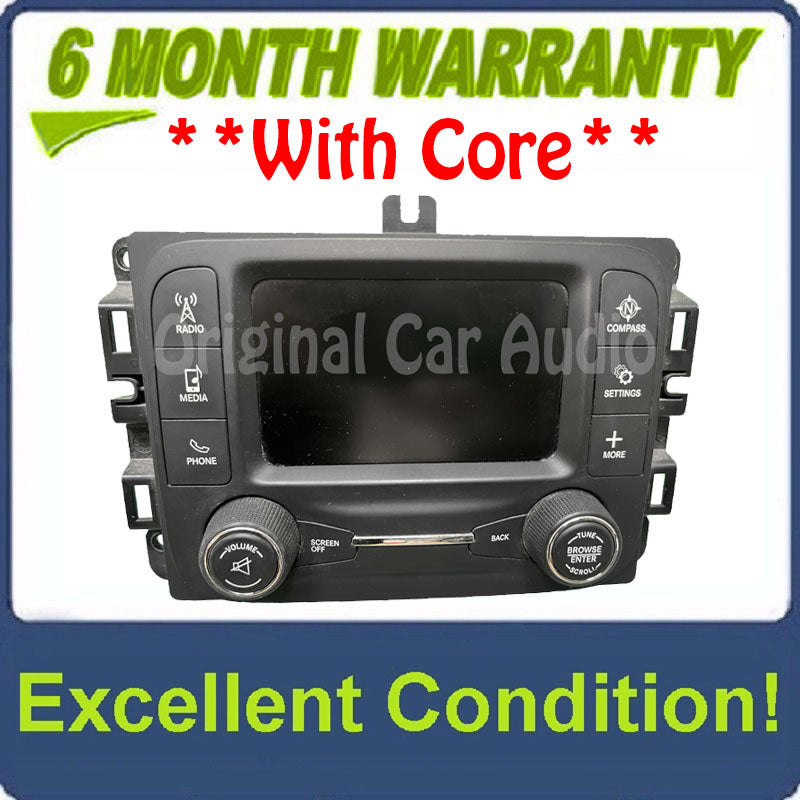 2014 - 2017 Jeep Cherokee KL OEM Multi Media AM FM Sat Bluetooth Radio Receiver VP2 RA2 XM