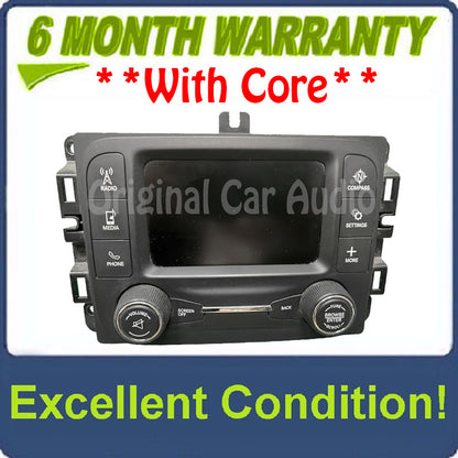 2014 - 2017 Jeep Cherokee KL OEM Multi Media AM FM Sat Bluetooth Radio Receiver VP2 RA2 XM