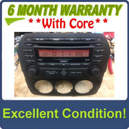 2009 - 2013 Mazda MX5 Miata OEM BOSE AM FM Radio CD Player