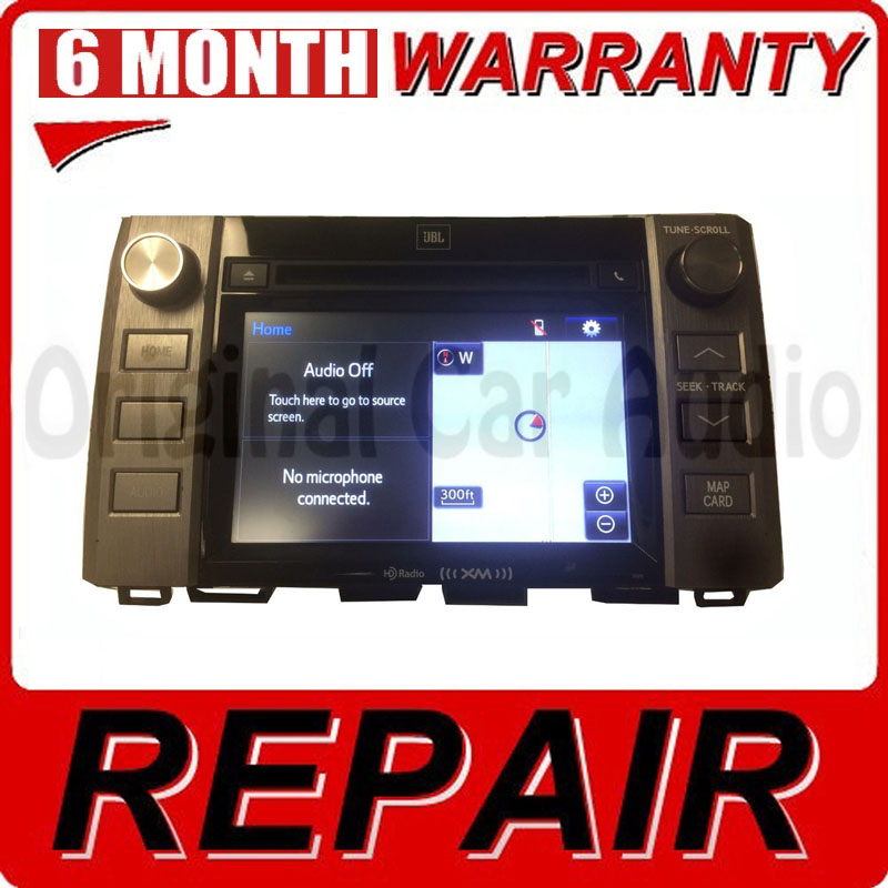 REPAIR YOUR 2014 - 2016 Toyota Tundra OEM Navigation Radio Screen Repair ONLY