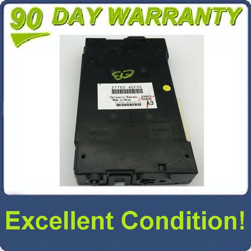 2016 - 2019 Infiniti Q50 OEM Body Climate Control Module ECU Computer
