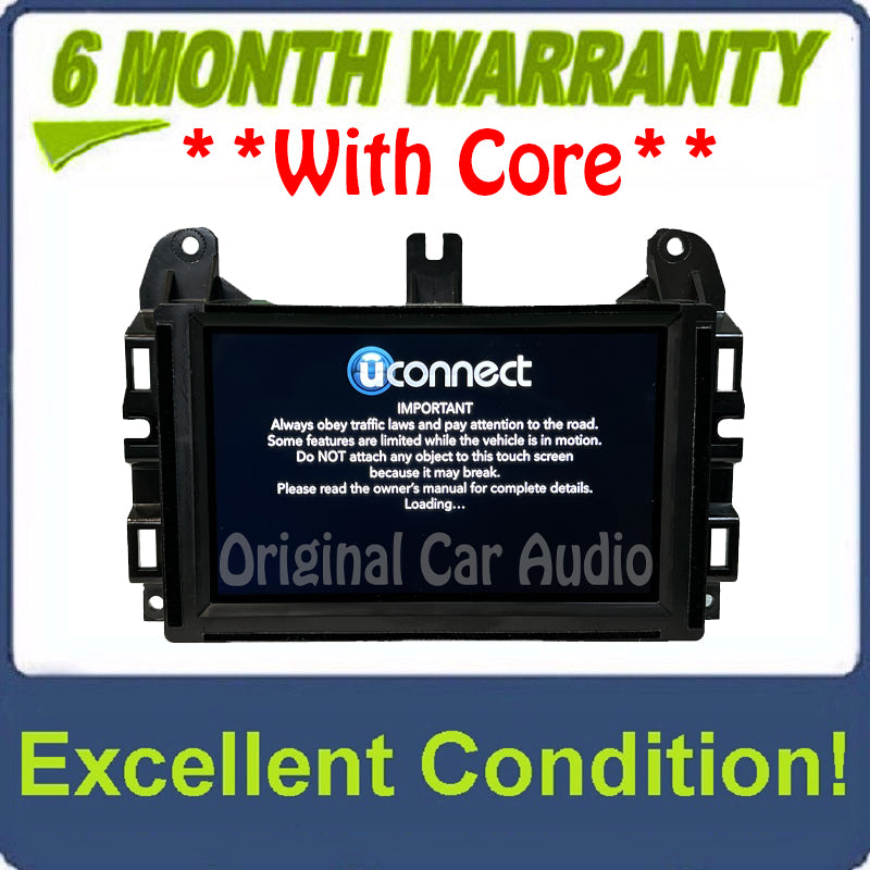 2018 - 2020 Dodge Durango OEM VP2_7 WD NA SXM 7" UConnect Multimedia AM FM XM Multi Media Radio Receiver