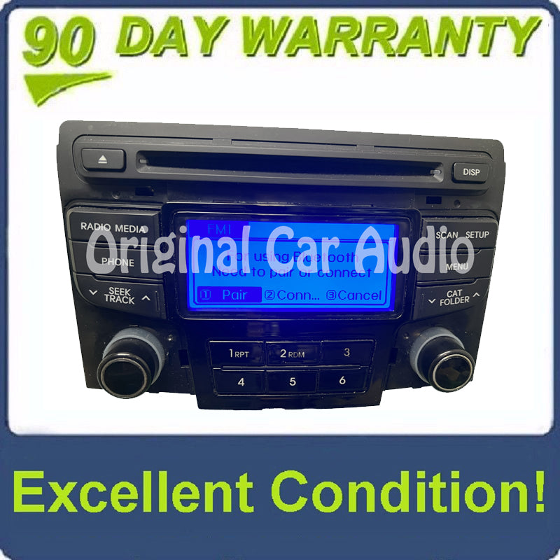 2009 - 2014 Hyundai Sonata OEM Premium Sound Single CD AM FM Bluetooth Radio Receiver - Digital