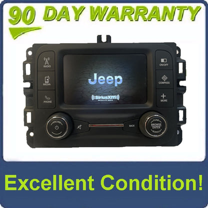 2015 - 2017 Jeep Renegade OEM VP2 Touch Screen Multimedia AM FM SAT Radio Receiver