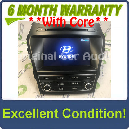 2017 - 2019 Hyundai Santa Fe OEM Bluelink HD Radio XM AM FM CD Player