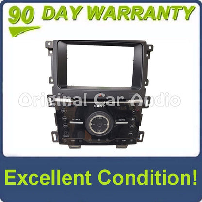 2011 - 2014 Ford Edge OEM Radio AC Dual Climate Control Panel