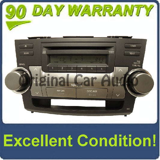 TOYOTA Highlander Satellite Radio 6 Disc Changer MP3 CD Player 51858 FACTORY OEM