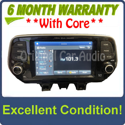2019 - 2022 Hyundai Tucson OEM Touch Screen Multi Media Apple Car Play Android Auto INFINITY AM FM SAT HD Radio Receiver