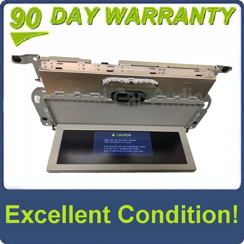 2015 - 2017 Toyota Sienna OEM Roof Mounted Entertainment DVD Display Screen Grey w/o Bezel