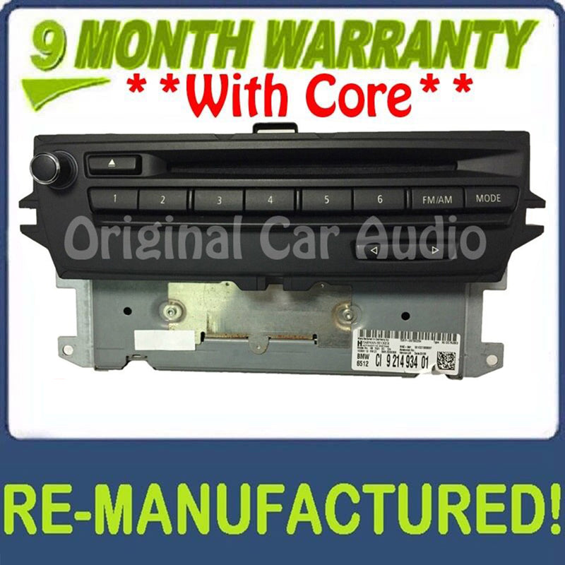 REMANUFACTURED 2009 BMW 328i 335i M3 OEM Navigation AM FM Radio Stereo GPS CD Player