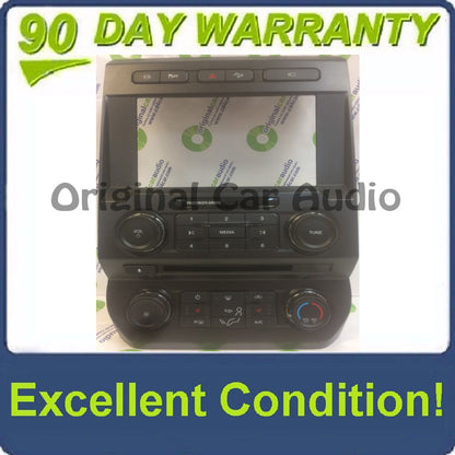 2017 - 2018 Ford F250 F350 Super Duty 8" Radio Manual Climate Control Panel BEZEL ONLY
