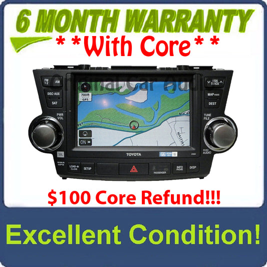 TOYOTA Factory JBL Navigation Radio XM MP3 and CD Player
