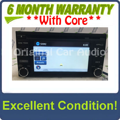 2015 - 2016 Frontier Xterra OEM AM FM Radio CD Player Receiver