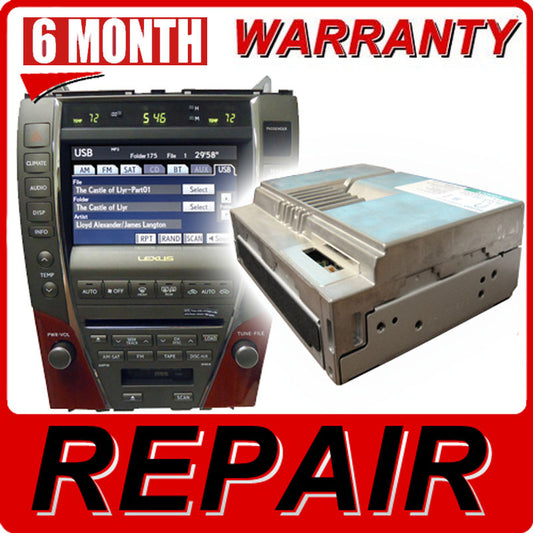 REPAIR 07 09 Lexus ES350 Radio Navigation 6 CD Changer Sat Climate