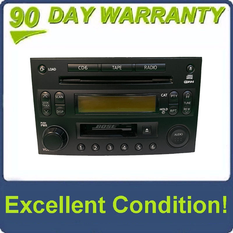 2003 - 2007 Nissan 350Z OEM AM FM Radio Tape Cassette CD Player Receiver CR00A PP-2514L