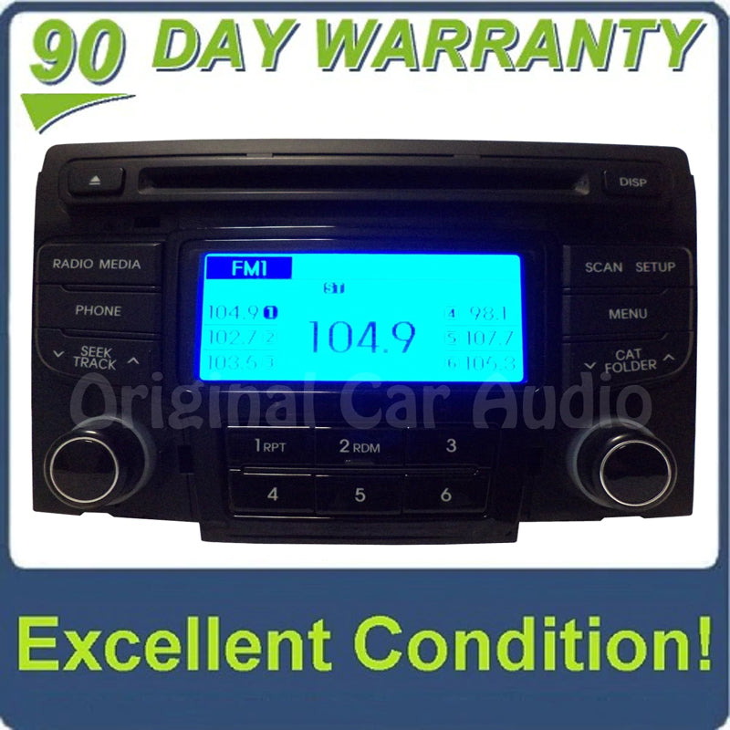 2013 - 2014 Hyundai Sonata OEM AM FM MP3 CD Player Satellite Radio Stereo Receiver