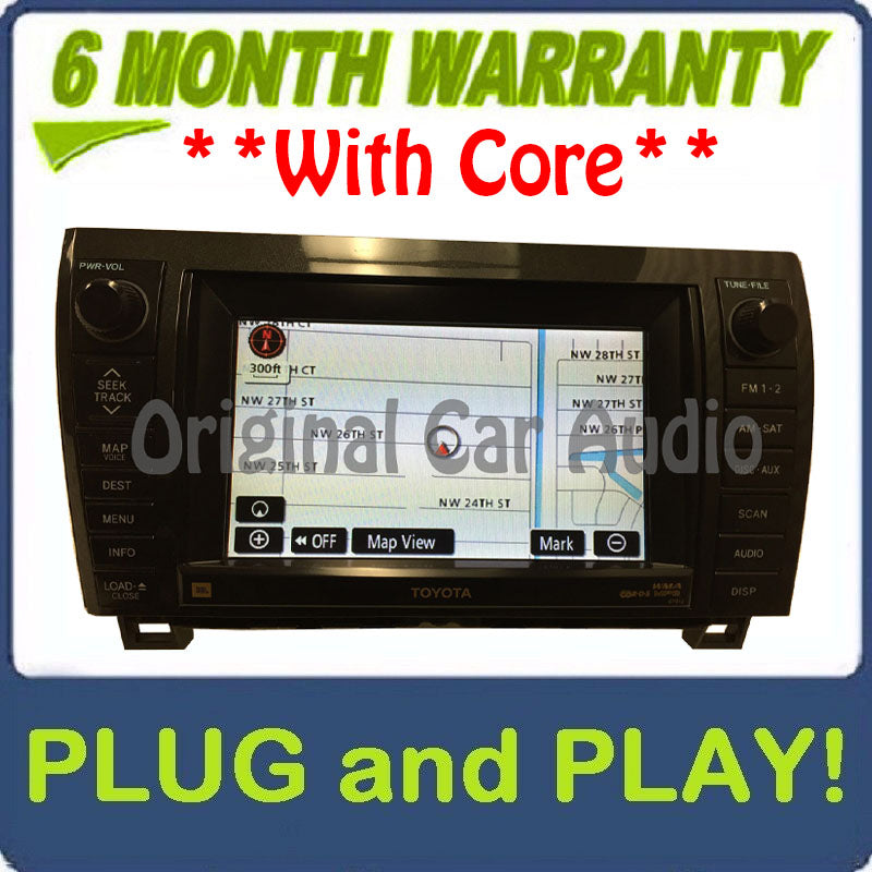 2007 - 2009 Toyota Sequoia Tundra JBL Navigation Radio CD Player OEM