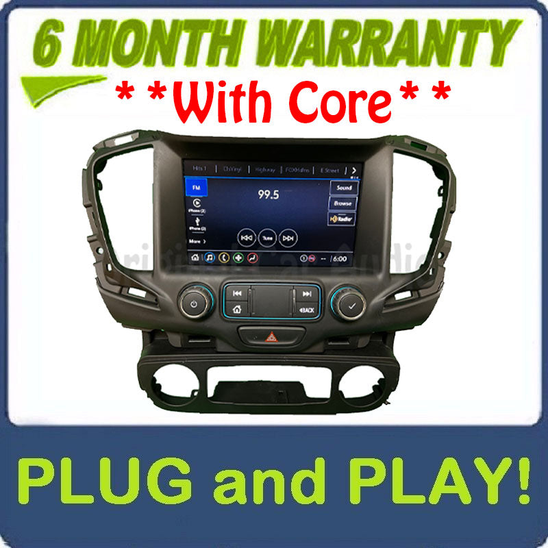Blemished 2019 - 2021 GMC Terrain OEM Climate Control Radio Display Screen