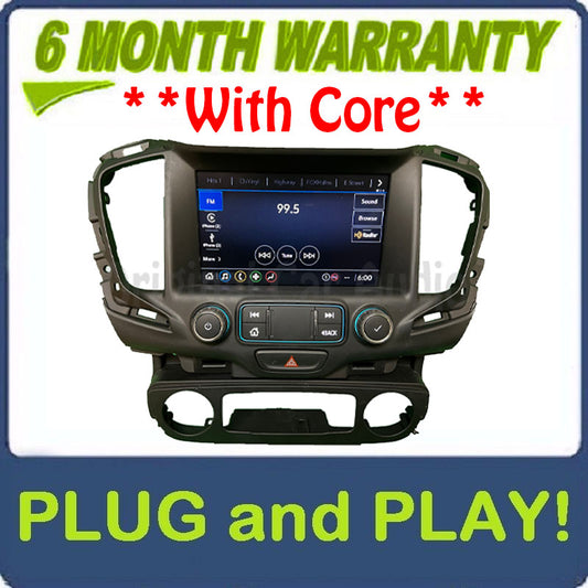 Blemished 2019 - 2021 GMC Terrain OEM Climate Control Radio Display Screen