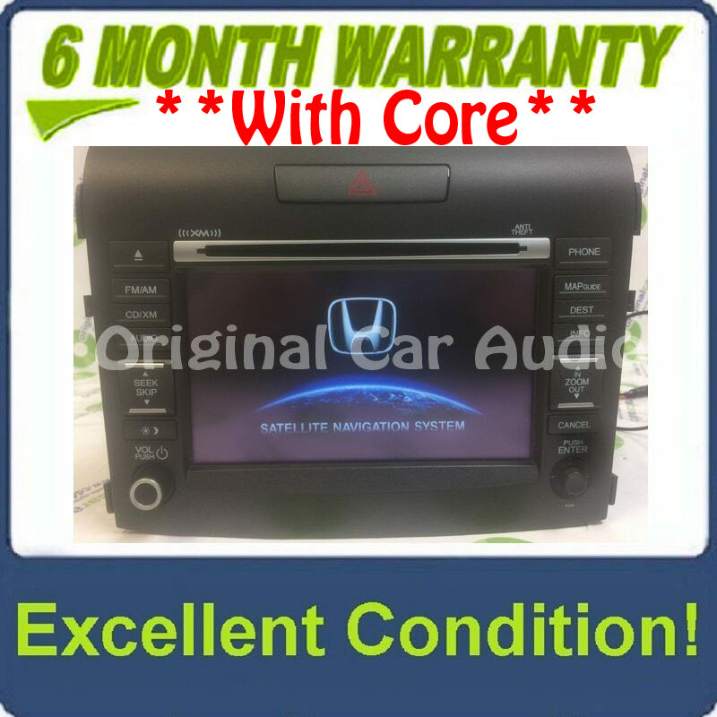 2012 - 2014 Honda CR-V OEM Navigation AM FM MP3 CD Player Receiver 9AN0