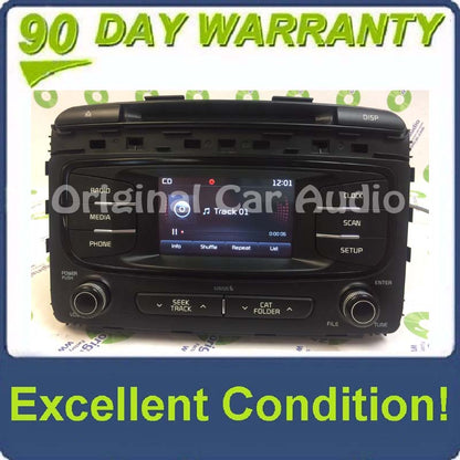 2015 - 2018 Kia Sorrento OEM AM FM Radio Sat Bluetooth CD Player Receiver