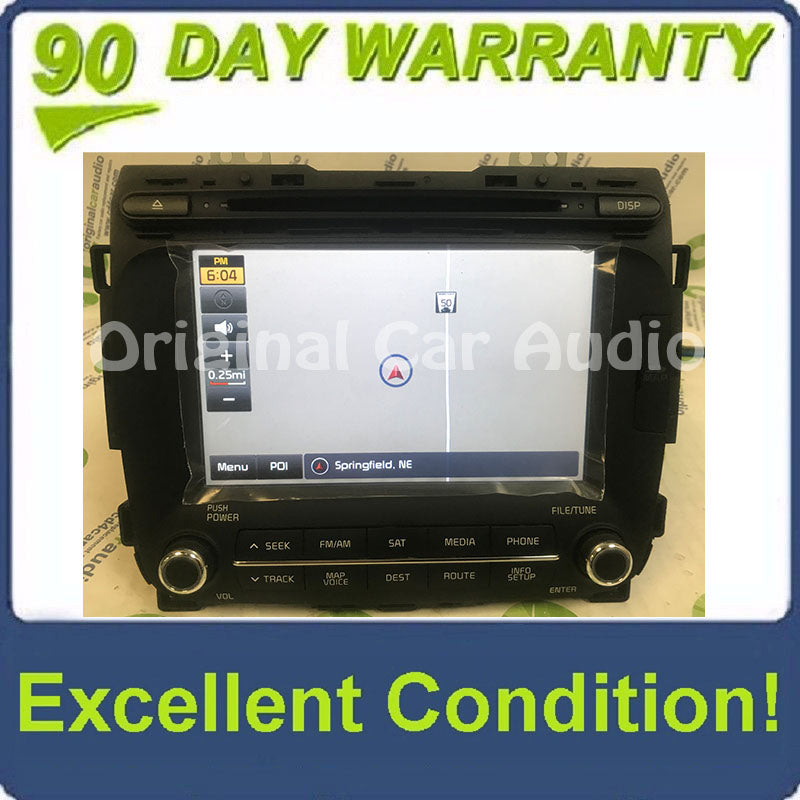 2014 - 2017 Kia Forte OEM UVO Touch Screen Multi Media AM FM Radio CD Player Receiver