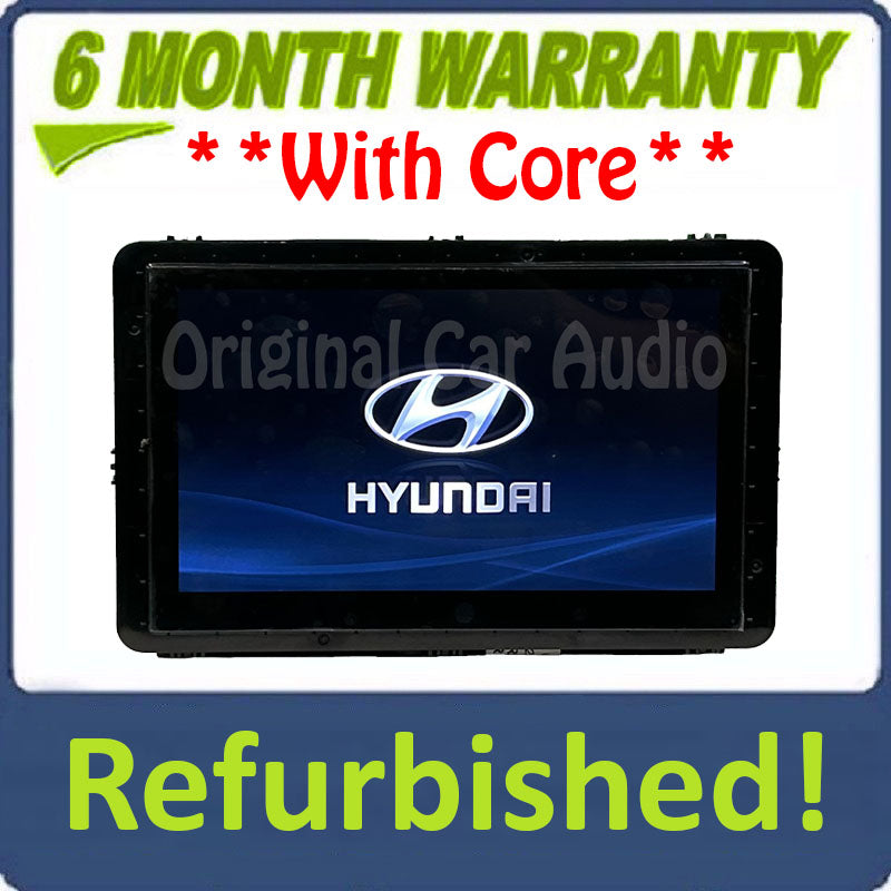 Refurbished 2020 - 2022 Hyundai Palisade OEM Radio Receiver Display Screen