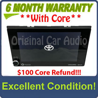 2022 - 2024 Toyota Tundra OEM Nav Radio Receiver Apple Carplay Multi Media Display Screen