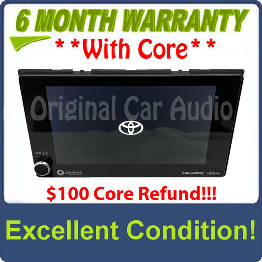 2022 - 2024 Toyota Tundra OEM Nav Radio Receiver Apple Carplay Multi Media Display Screen