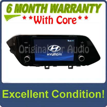 2020 - 2022 Hyundai Sonata OEM AM FM XM Bose Radio Receiver Non-Nav Head Unit