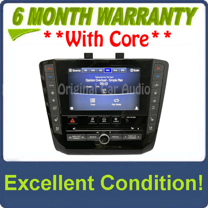 2019 - 2020 Infiniti QX50 OEM Center Lower Display Assembly Dual Zone Climate Radio Control Panel ONLY W/Heated and Cooled Seats
