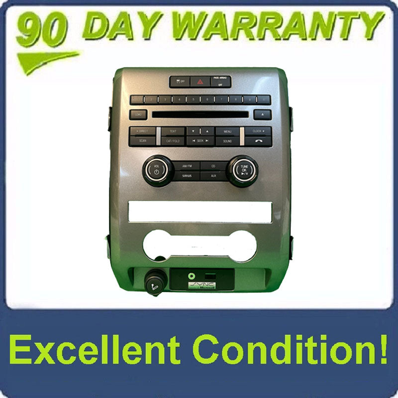 2011 Ford F150 Raptor OEM 6 CD Radio Control Panel FACEPLATE GRAY