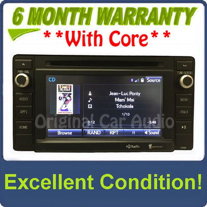 2014 2015 2016 2017 Toyota Tacoma OEM Entune Radio CD Player w/out Bezel Trim