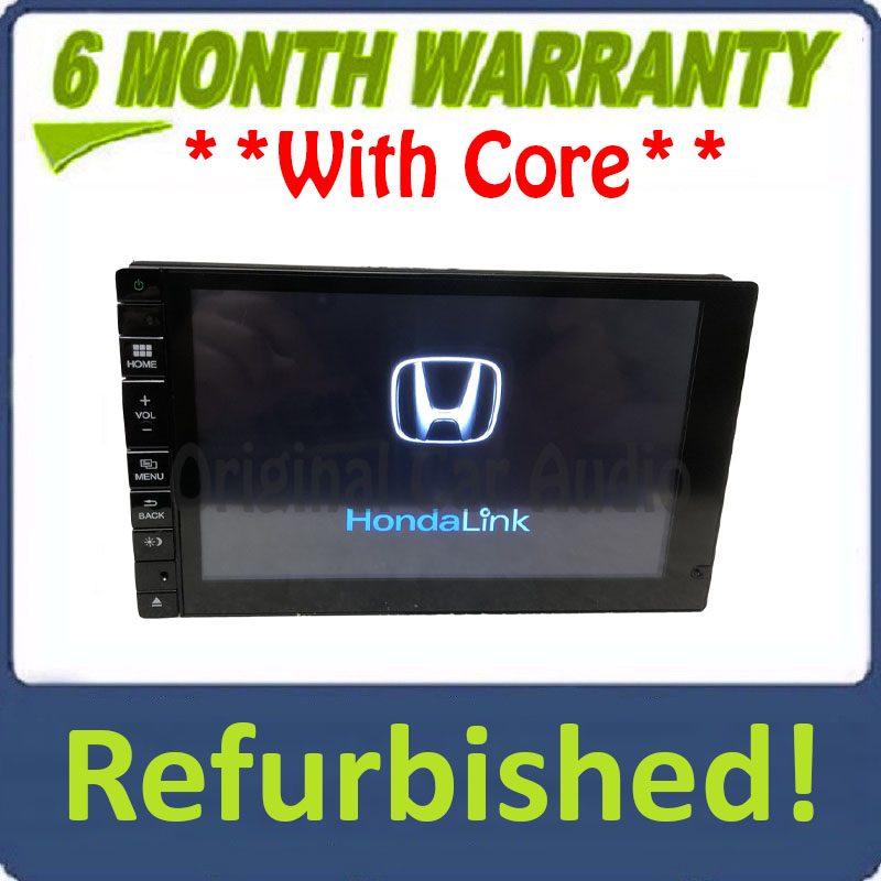 Refurbished 2015 - 2016 Honda CRV OEM Touch Screen Bluetooth Non-Navigation AM FM XM Radio Receiver 9XN3