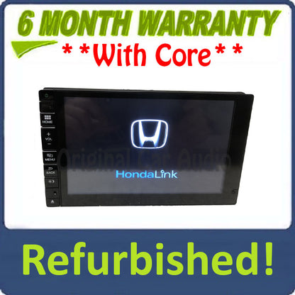 Refurbished 2015 - 2016 Honda CRV OEM Touch Screen Bluetooth Non-Navigation AM FM XM Radio Receiver 9XN3